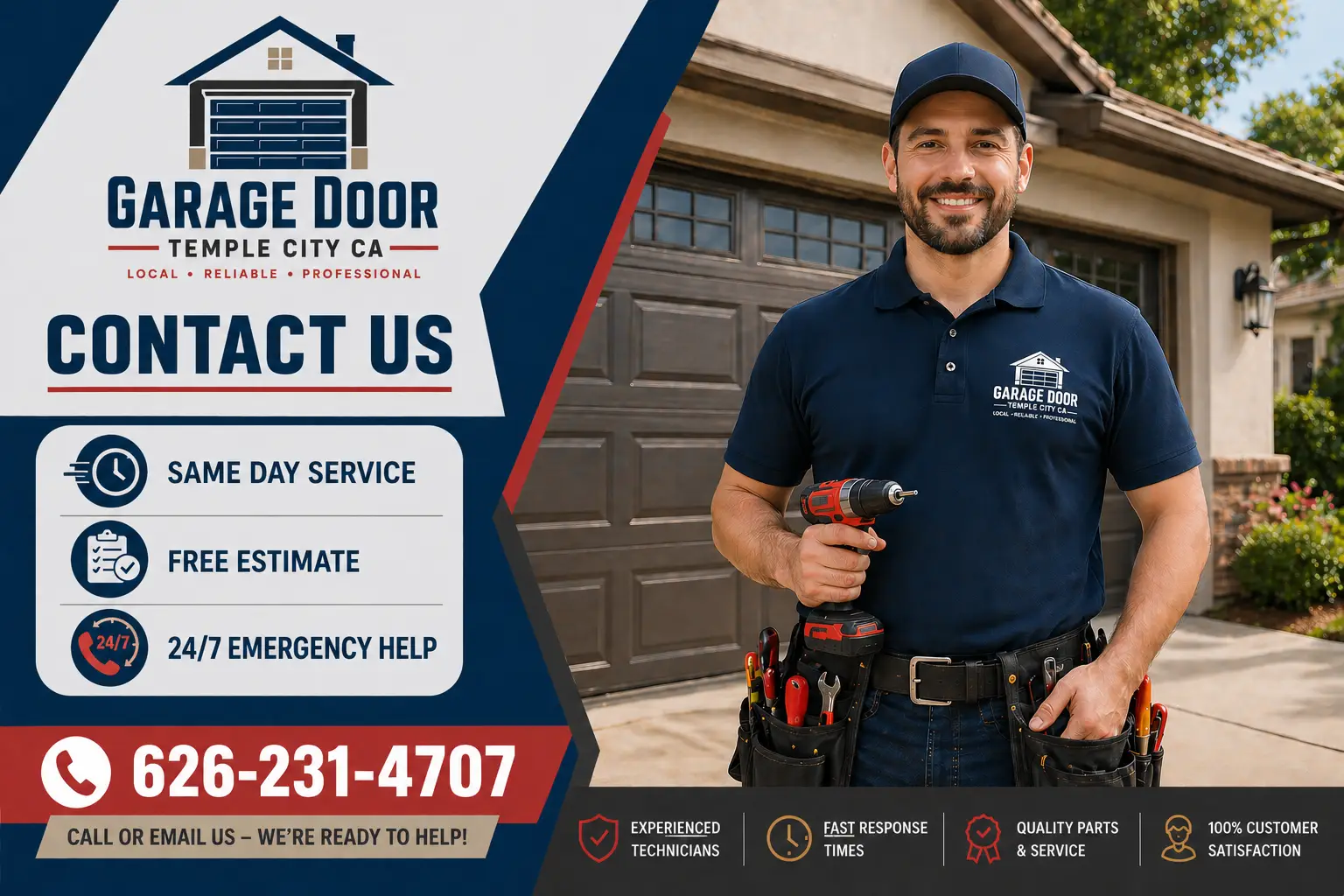 Garage Door Temple City CA