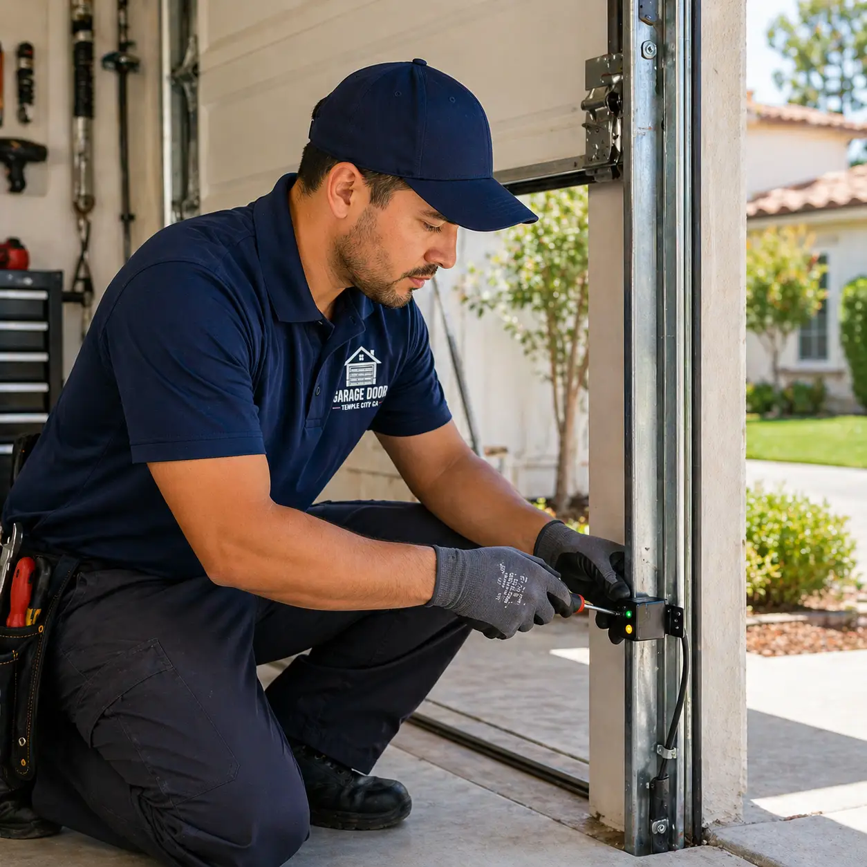 Garage door sensor repair technician in Temple City CA