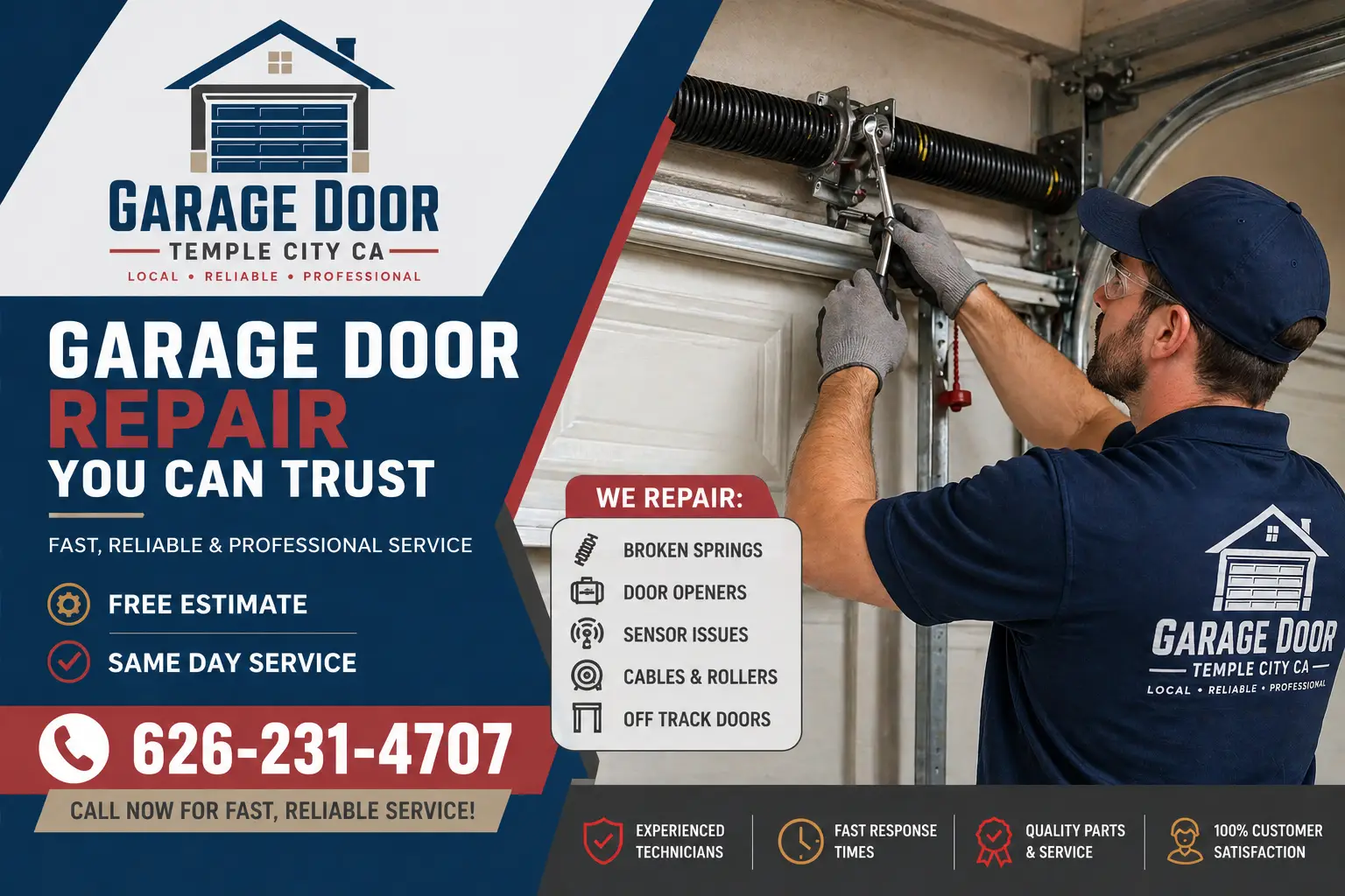 Garage Door Temple City CA